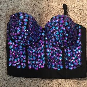 Jeweled bralette